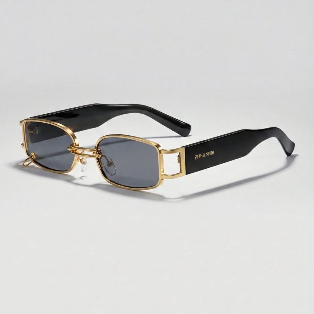 Fifth & ninth , Gold and Black Sunglasses